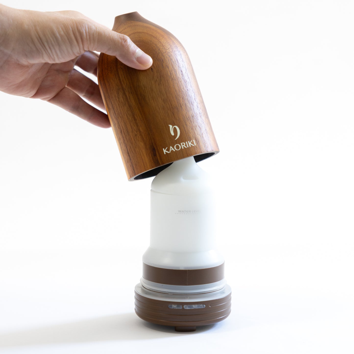 Moku wooden aroma diffuser 100 ml - duo set - 2 essential oils - with gift box
