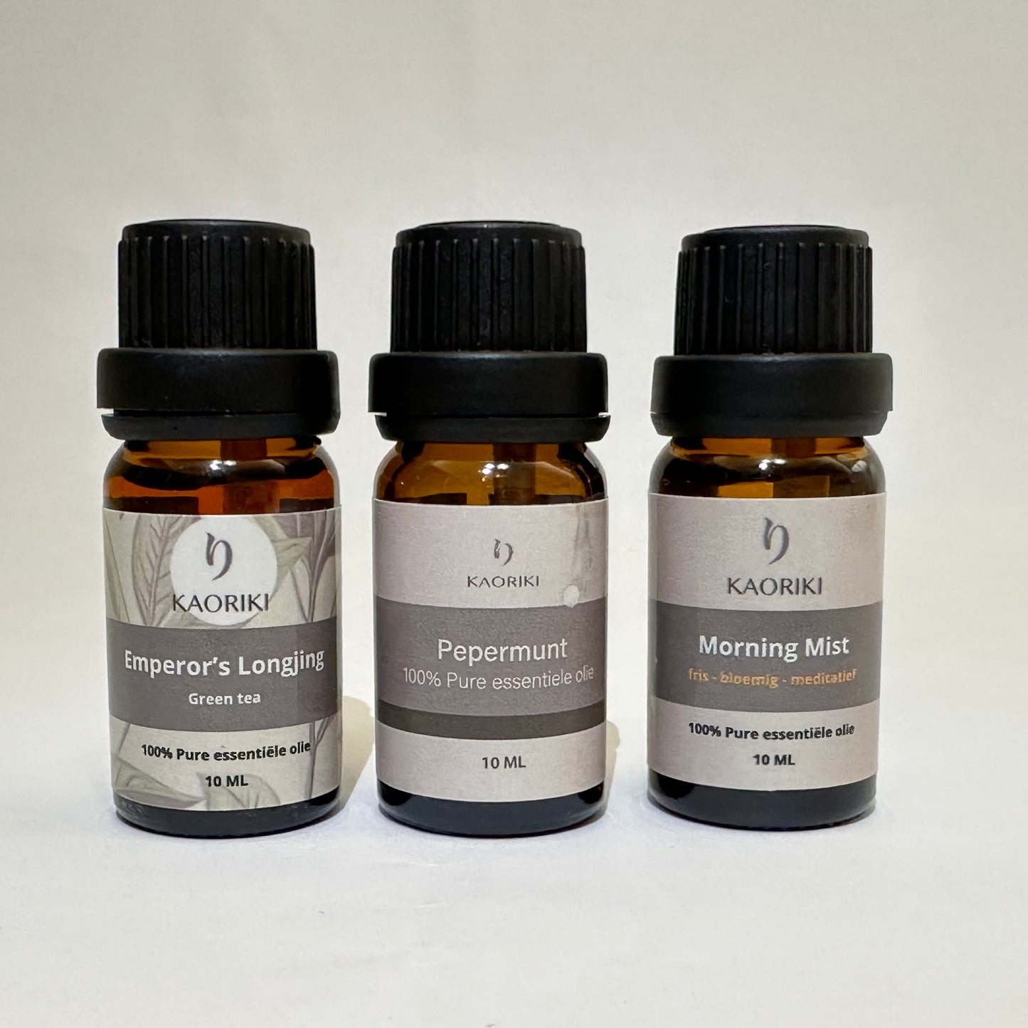 Relaxation gift box - Aroma diffuser - wood - 100 ml - green tea set - 3 essential oils
