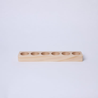 Essential oil holder - 6 x 10ml - Pine wood