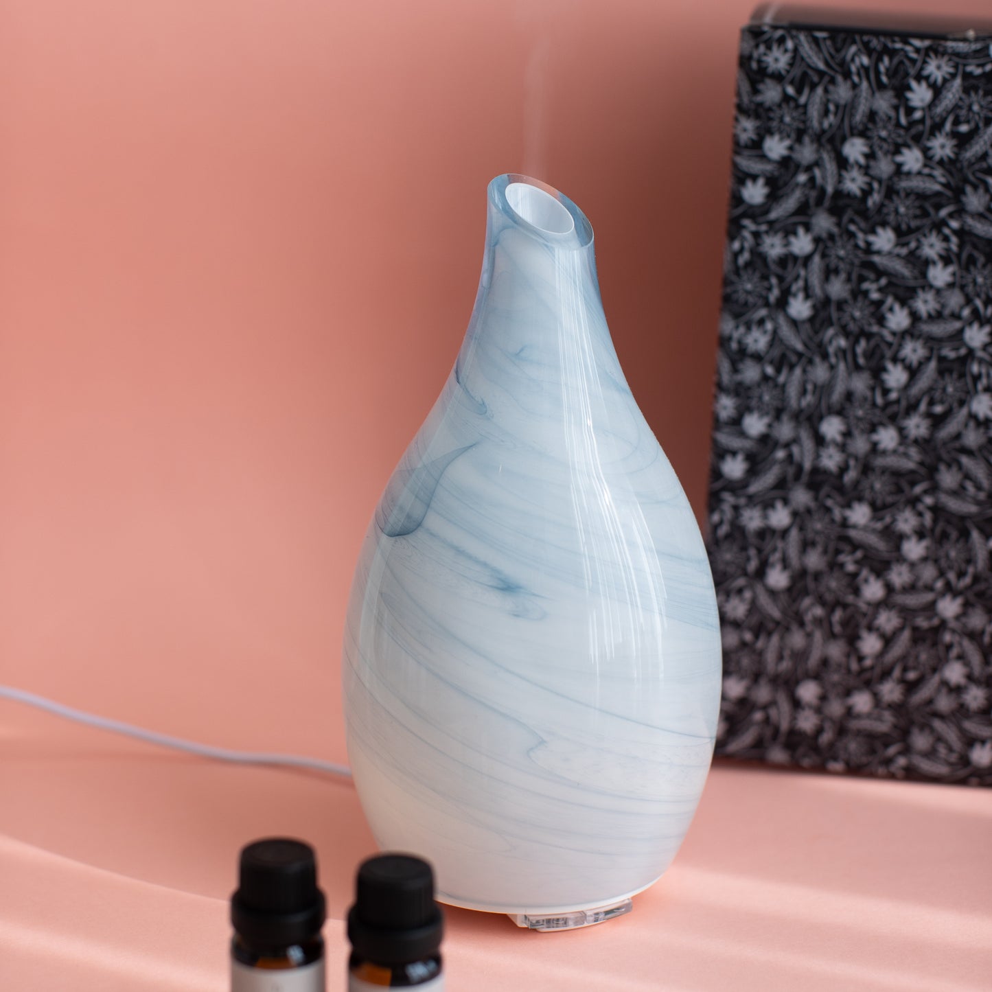 Garasi - Kaoriki Aroma Diffuser Nachtlamp - Glas blauw - 120 ml