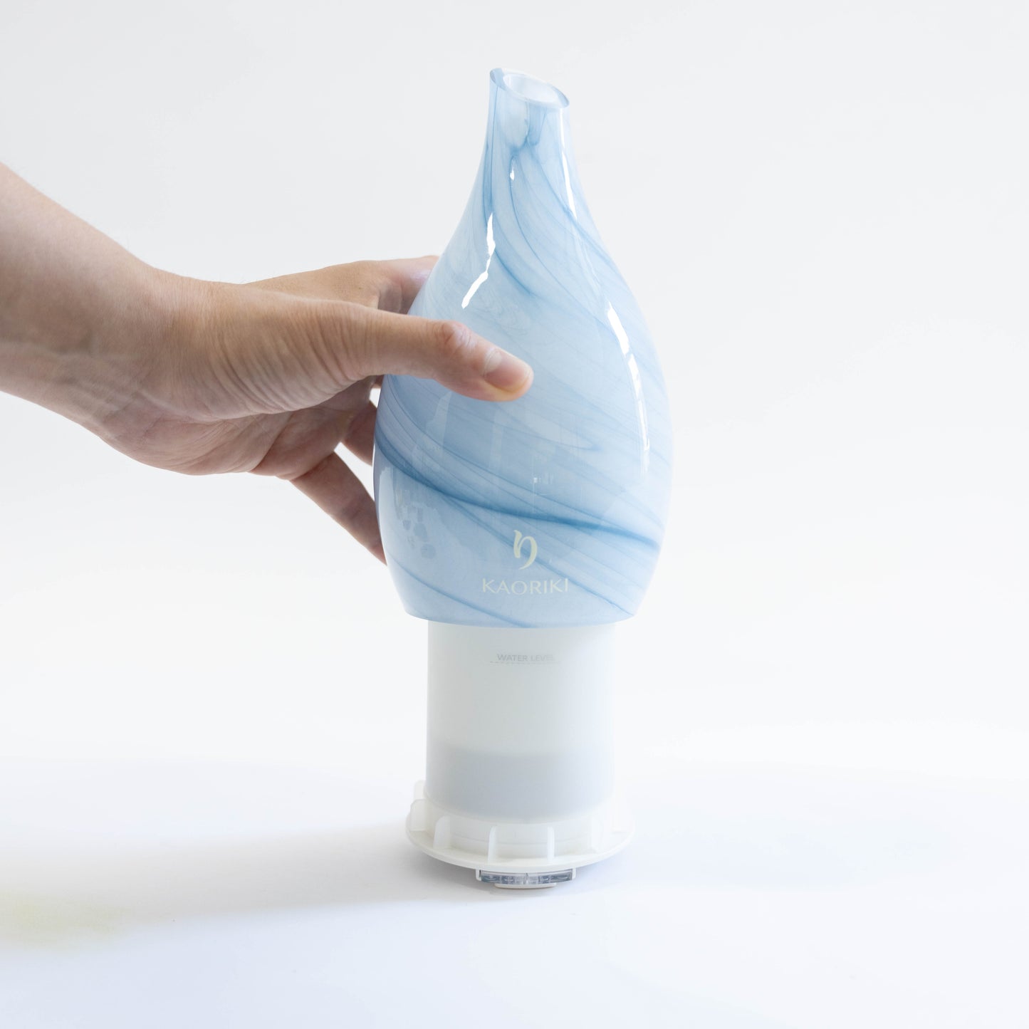 Garasi - Kaoriki Aroma Diffuser Nachtlamp - Glas blauw - 120 ml