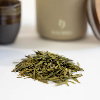 The Grounded Tea Set – earthy, good tea gift set - 150gr Longjin tea