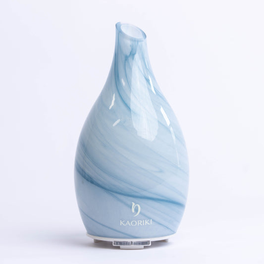 Garasi - Kaoriki Aroma Diffuser Nachtlamp - Glas blauw - 120 ml